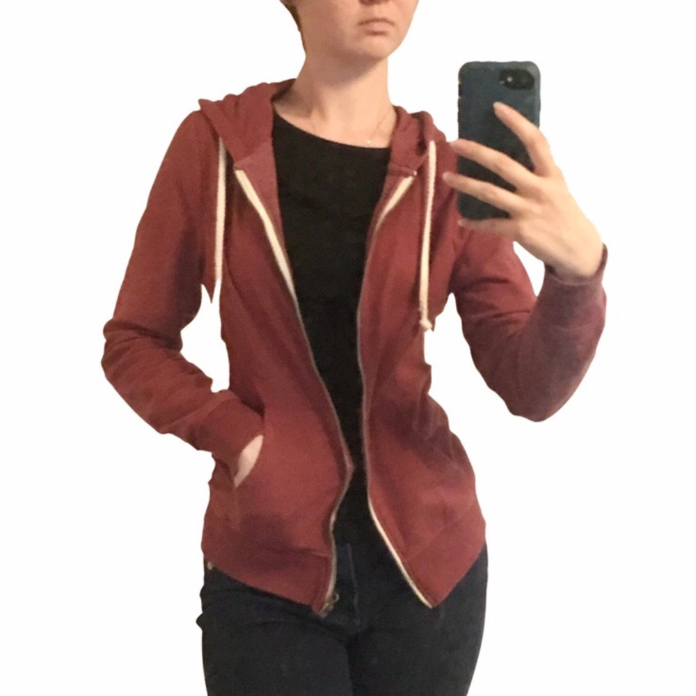 Threads 4 Thought Small Organic Red Sweatshirt
